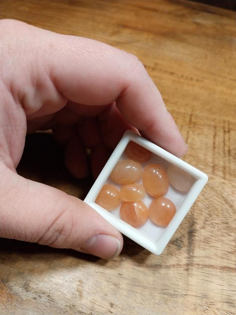 lot met oranje agaat, Ophalen of Verzenden, Zo goed als nieuw