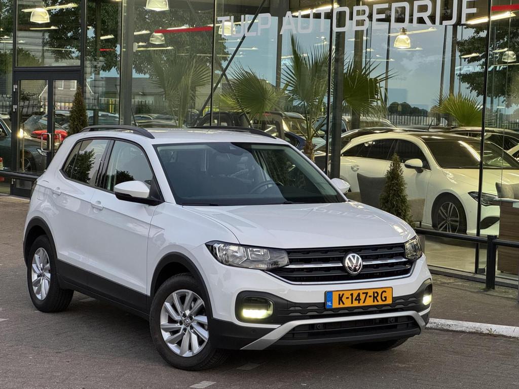 Volkswagen T-Cross 1.0 TSI Style Automaat DSG 2020 Top staat, Gebruikt, 116 pk, Wit, 630 kg