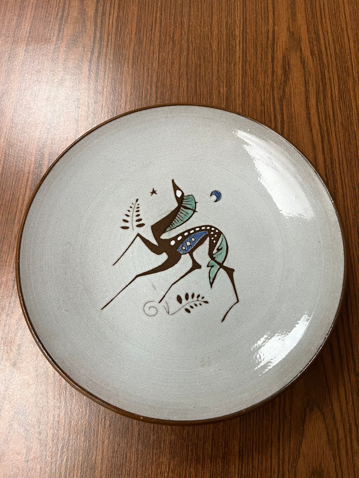 PUNTGAAF Wandbord Schaal AMHA HOLLAND uit Haalderen 29,5 cm, Antiek en Kunst, Ophalen of Verzenden
