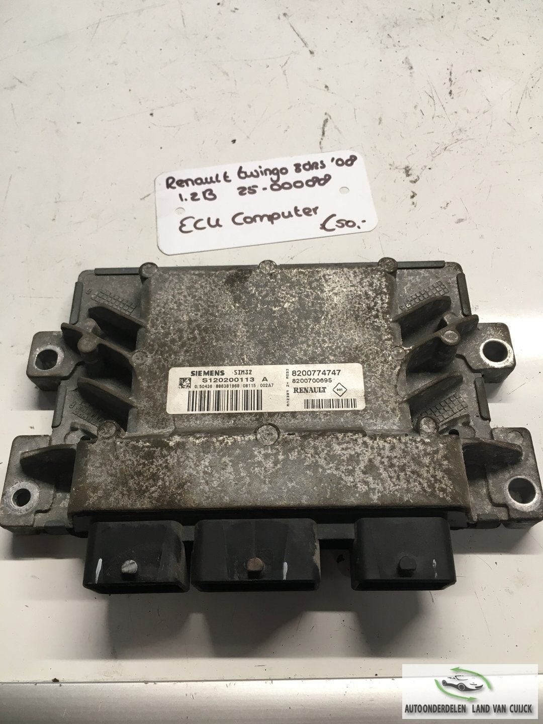 Renault Twingo 1.2 B 3drs 2008 2500088  ECU  8200774747, Gebruikt, -, -, Ophalen of Verzenden