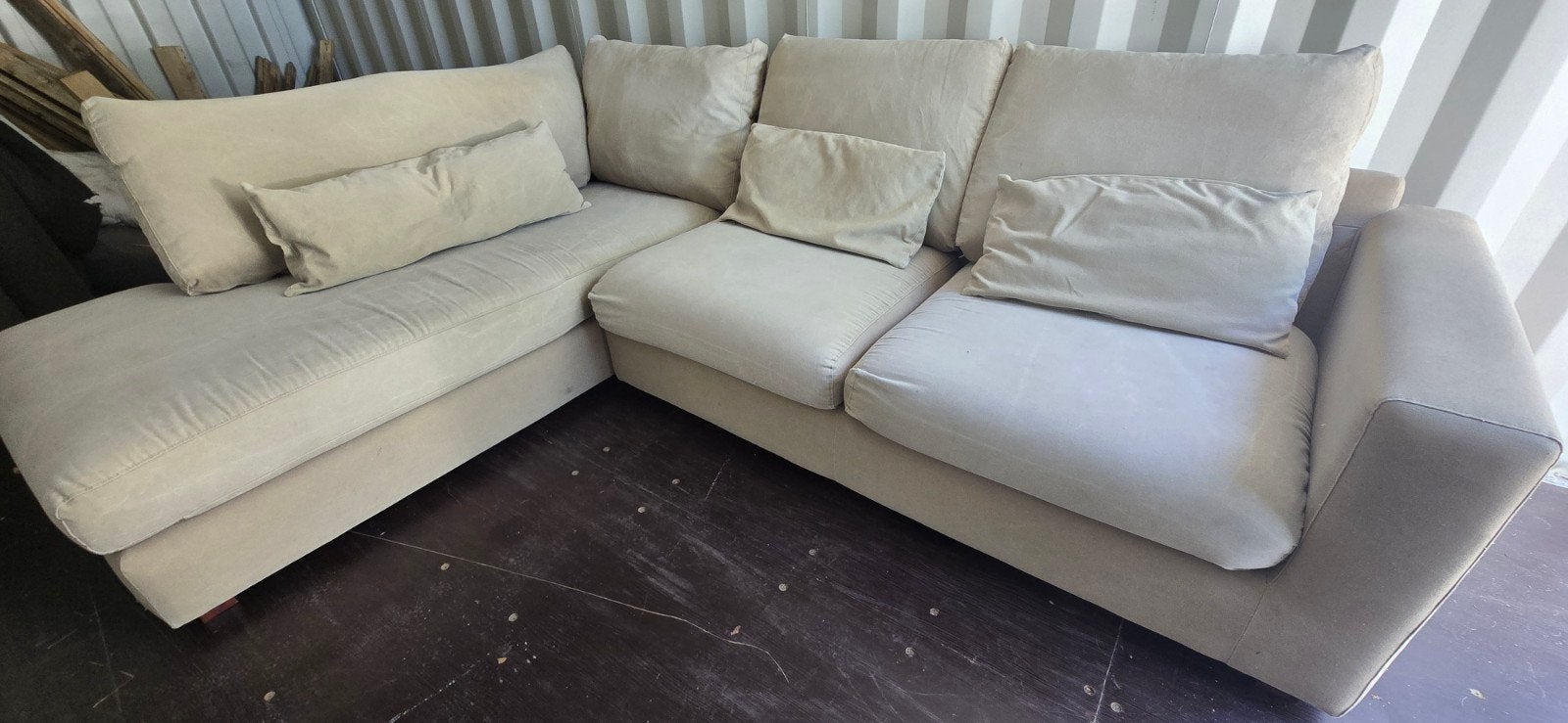 Umix Chelsea Hoekbank - 2 Delen, Uitwasbare Kussens, 250 tot 300 cm, Gebruikt, 100 tot 125 cm, Ophalen of Verzenden