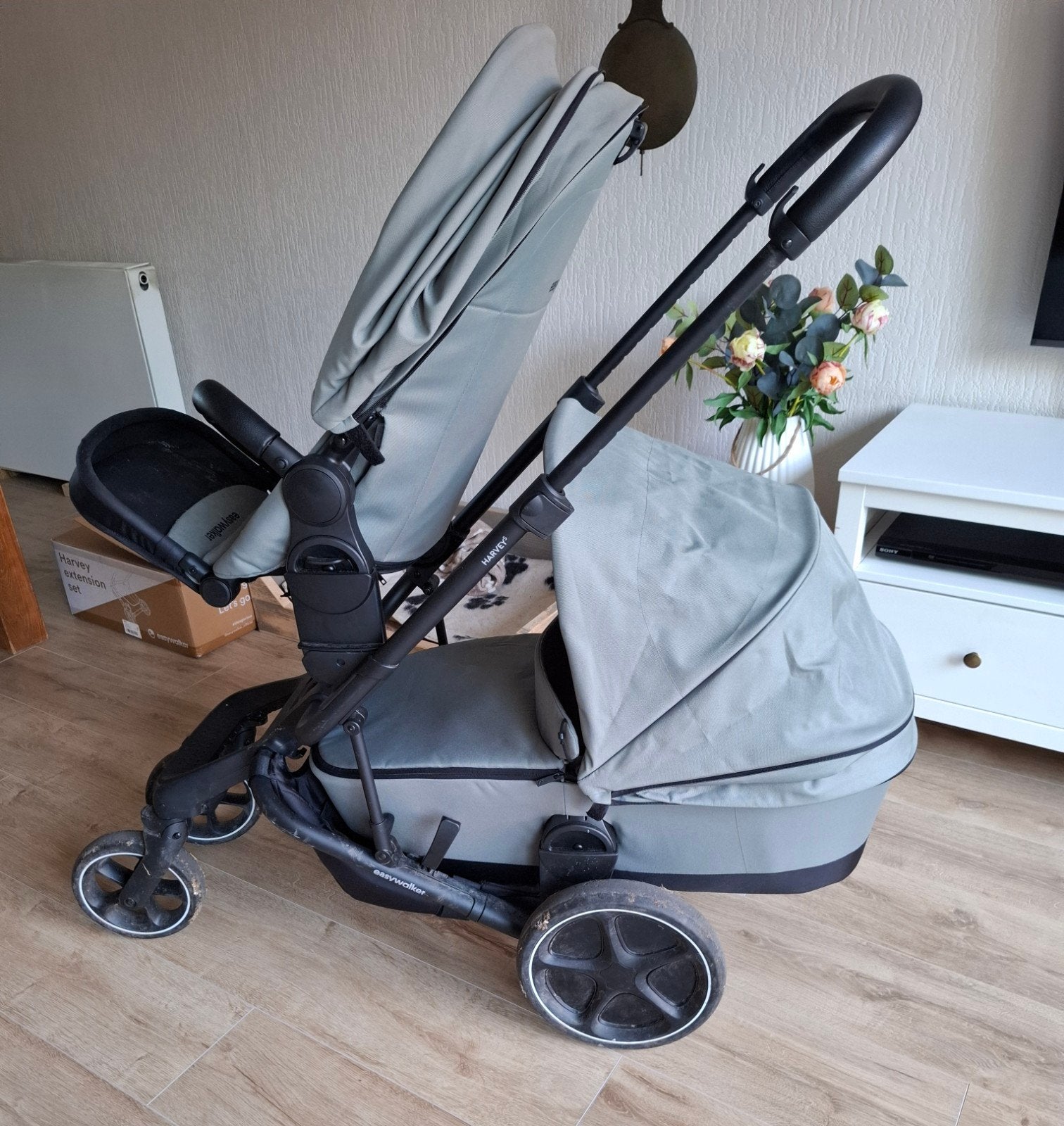 Easywalker Harvey uitbreiding set (extension set), Overige merken, Gebruikt, Duowagen, Ophalen of Verzenden