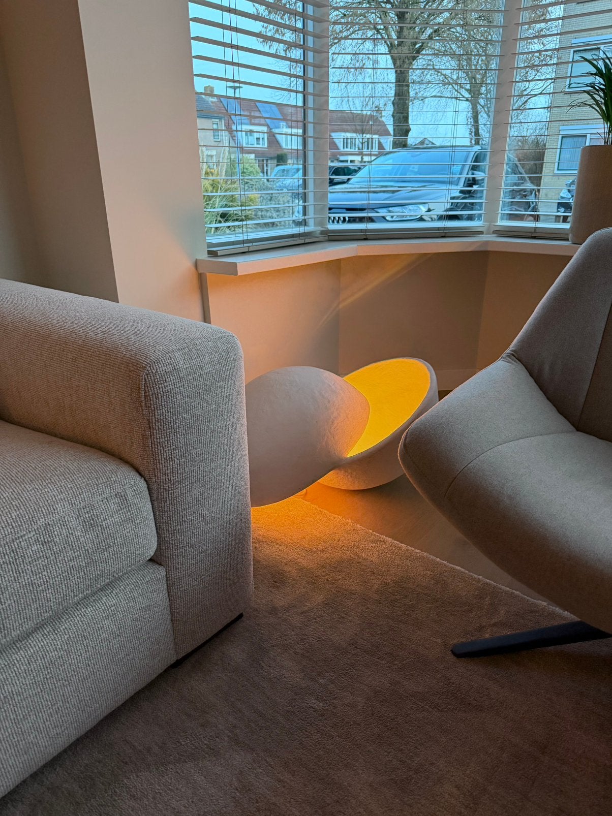 Serax Earth vloerlamp L - Marie Machielssen, Ophalen, Natuurlijk materiaal, E27 (groot), Zo goed als nieuw