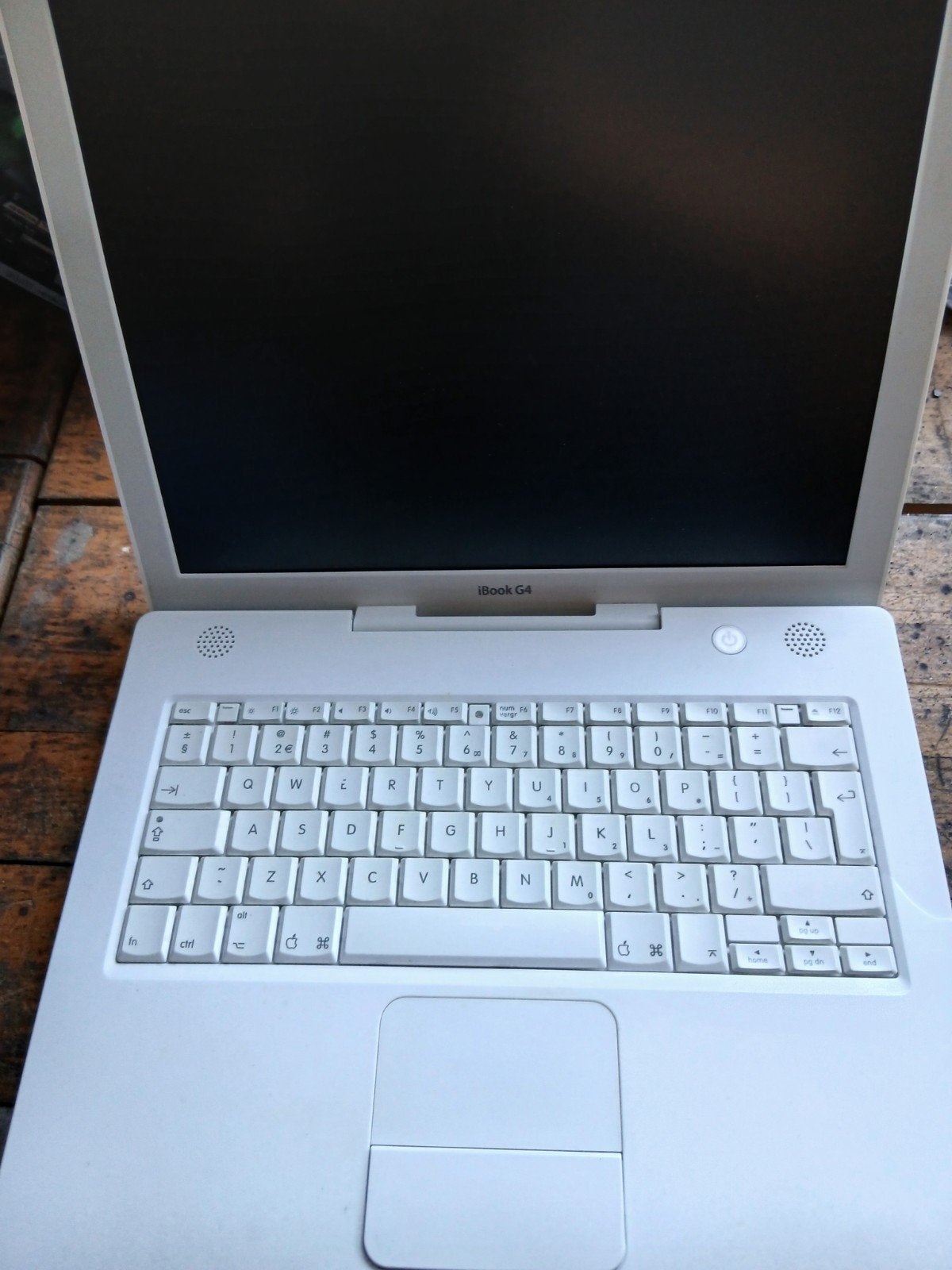 iBook G4 voor onderdelen - defecte Laptop, Computers en Software, Apple Macbooks, Niet werkend, MacBook, Overige groottes, Onbekend
