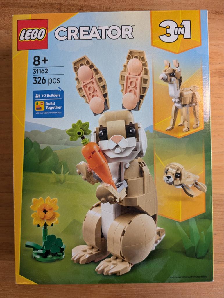 LEGO Creator 31162 Bruin Konijn - Nieuw en Ongeopend, Lego, Nieuw, Ophalen of Verzenden, Ongeopend/sealed