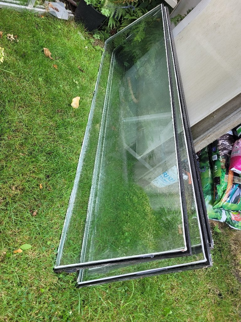 Dubbelglas, Ophalen, Gebruikt, Minder dan 80 cm, 160 cm of meer