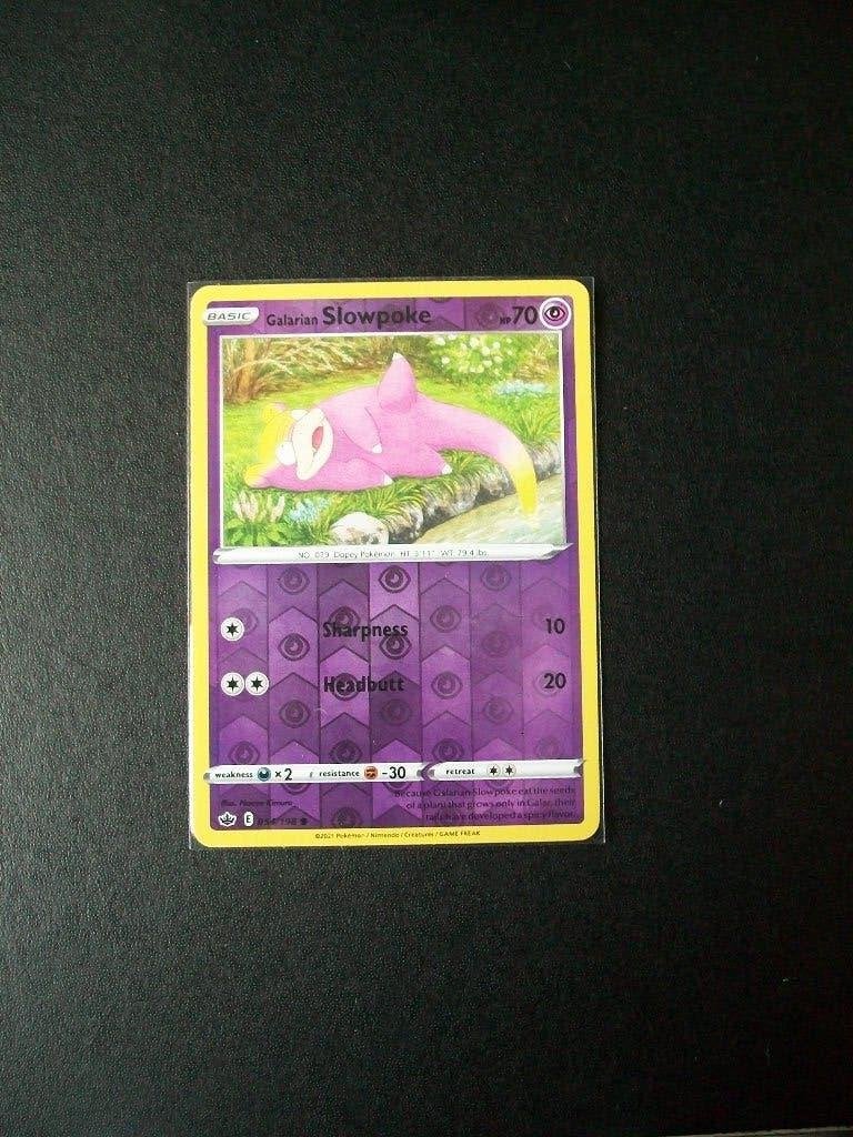 4410: Nieuwe Pokemon Kaart holofoil SLOWPOKE HP 70 (054/198), Verzenden, Nieuw, Losse kaart, Foil