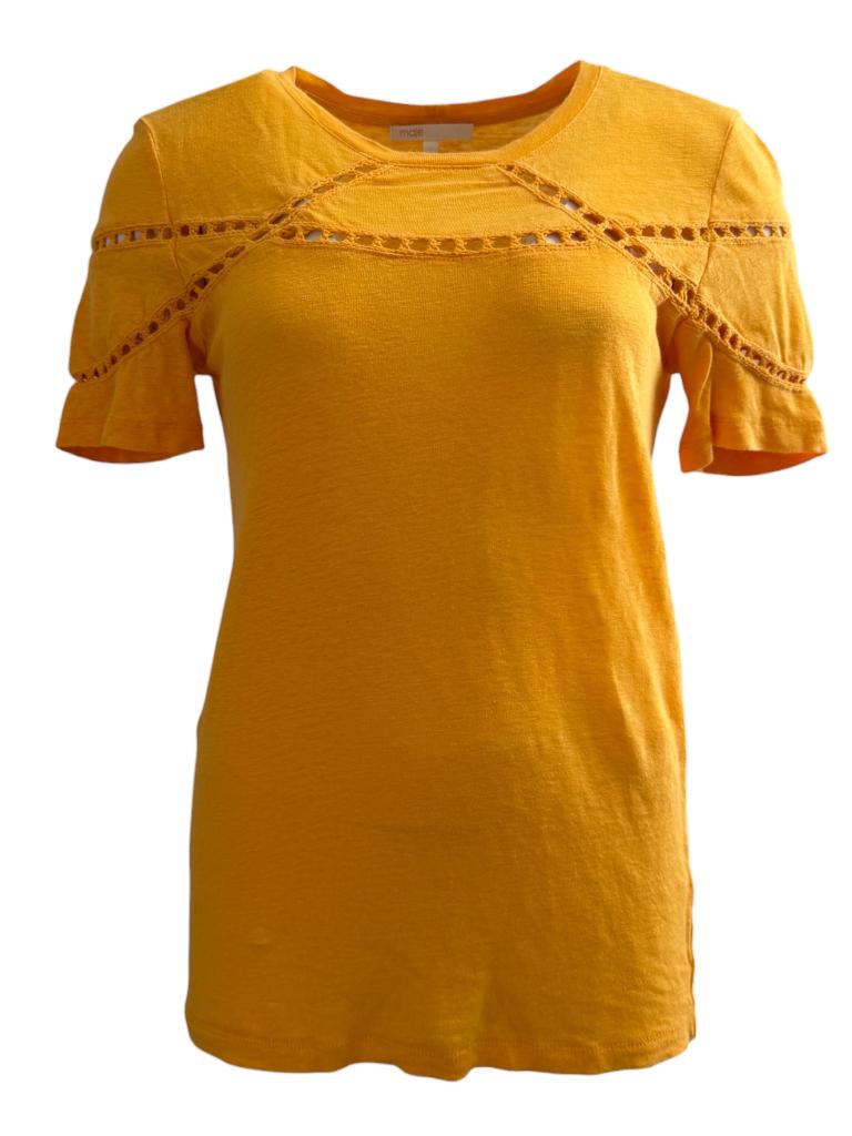 Maje shirt S, Kleding | Dames, T-shirts, Zwart, Ophalen of Verzenden, Zo goed als nieuw, Korte mouw