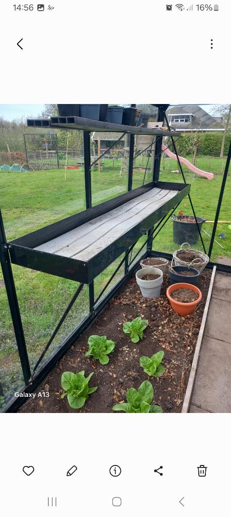 Mooie kweekbak in goede staat, Tuin en Terras, Kassen, Ophalen, Gebruikt, Overige materialen, Kweekkas