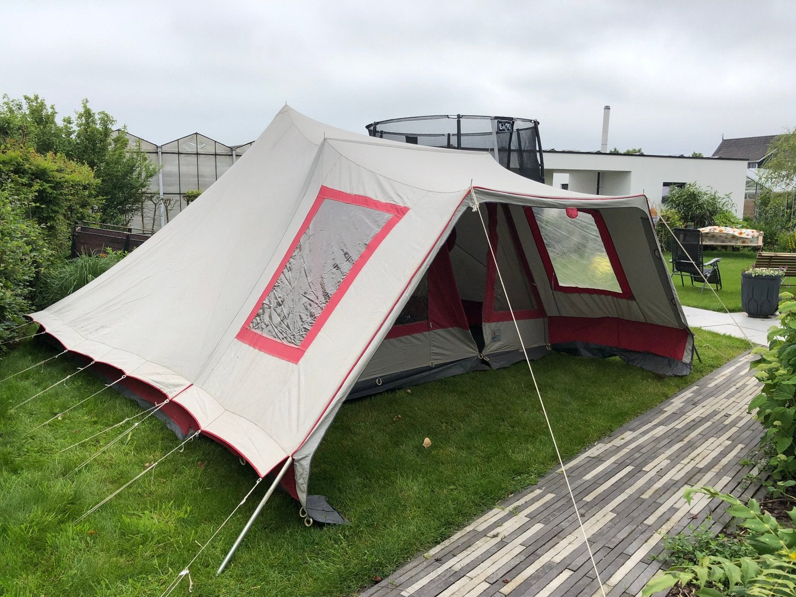 Stormvaste tenCate familietent, Ophalen, Gebruikt, Tot en met 6