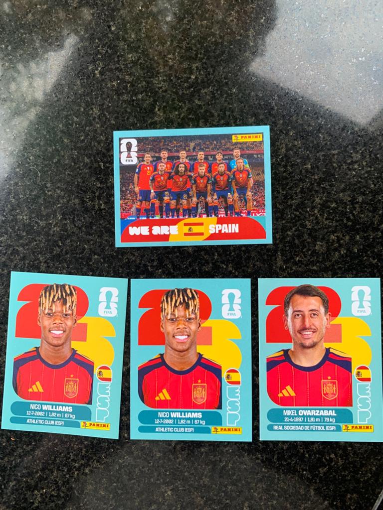Spanje (WK 2026 Panini stickers), Ophalen of Verzenden, Zo goed als nieuw, Meerdere stickers