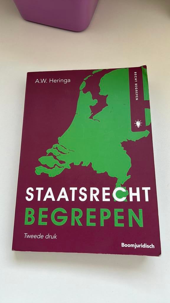 Staatsrecht begrepen - tweede druk, Ophalen of Verzenden, Beta, Zo goed als nieuw, HBO