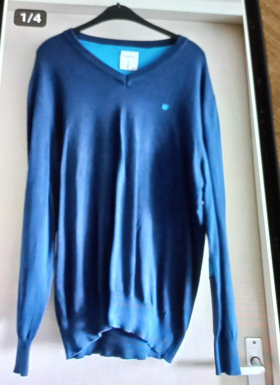 Camargue Denim Heren Trui - Blauw - Maat XXL, Camargue Denim, Blauw, Overige maten, Ophalen of Verzenden