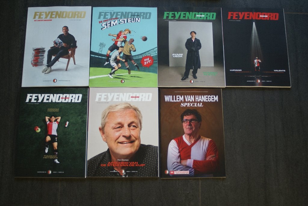 FEYENOORD MAGAZINE.... DIVERSE.., Ophalen of Verzenden, Zo goed als nieuw, Balsport