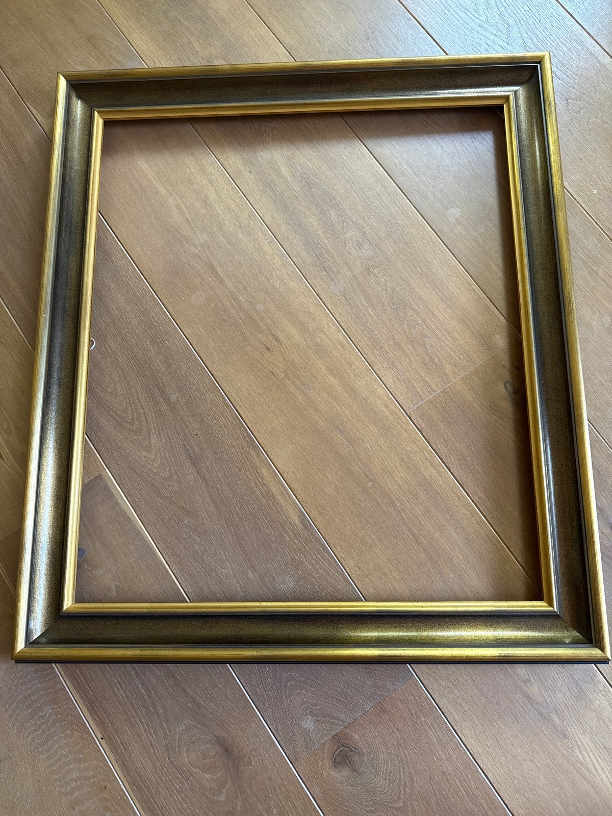 Massief houten schilderijlijst 60,7 x 70,7 cm., Ophalen, Nieuw, Hout, 50 tot 75 cm