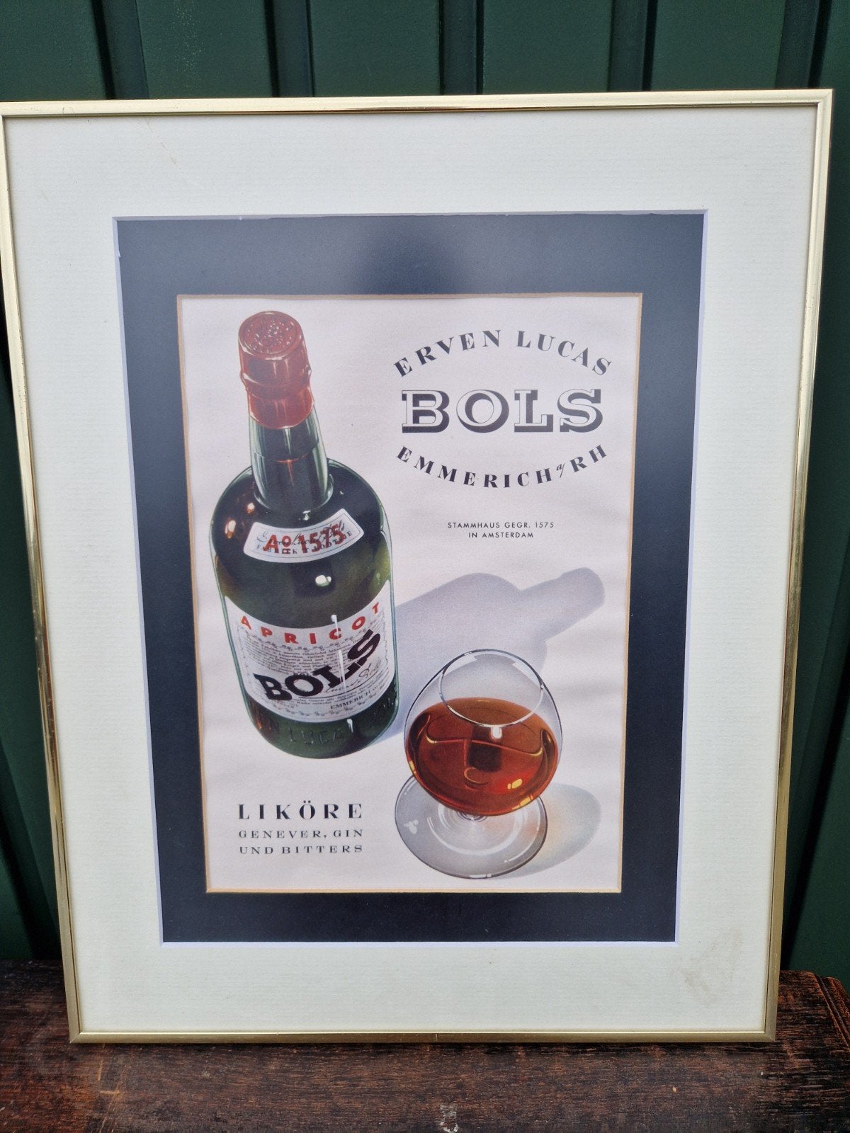 Bols advertentie Duits 1928, Ophalen of Verzenden, Reclamebord