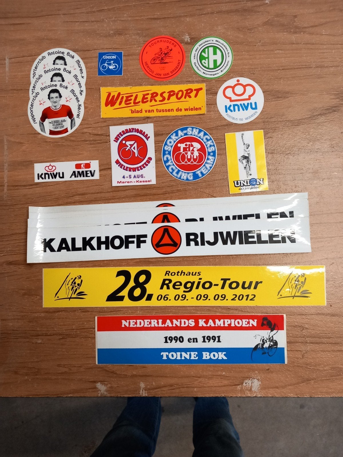 Stickers uit de oude doos wielrennen vanaf 1970, Ophalen of Verzenden, Zo goed als nieuw, Sport