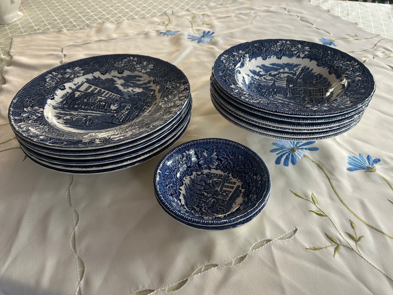Vintage Royal Tudor Ware 'Coaching Scenes' Servies, Ophalen of Verzenden