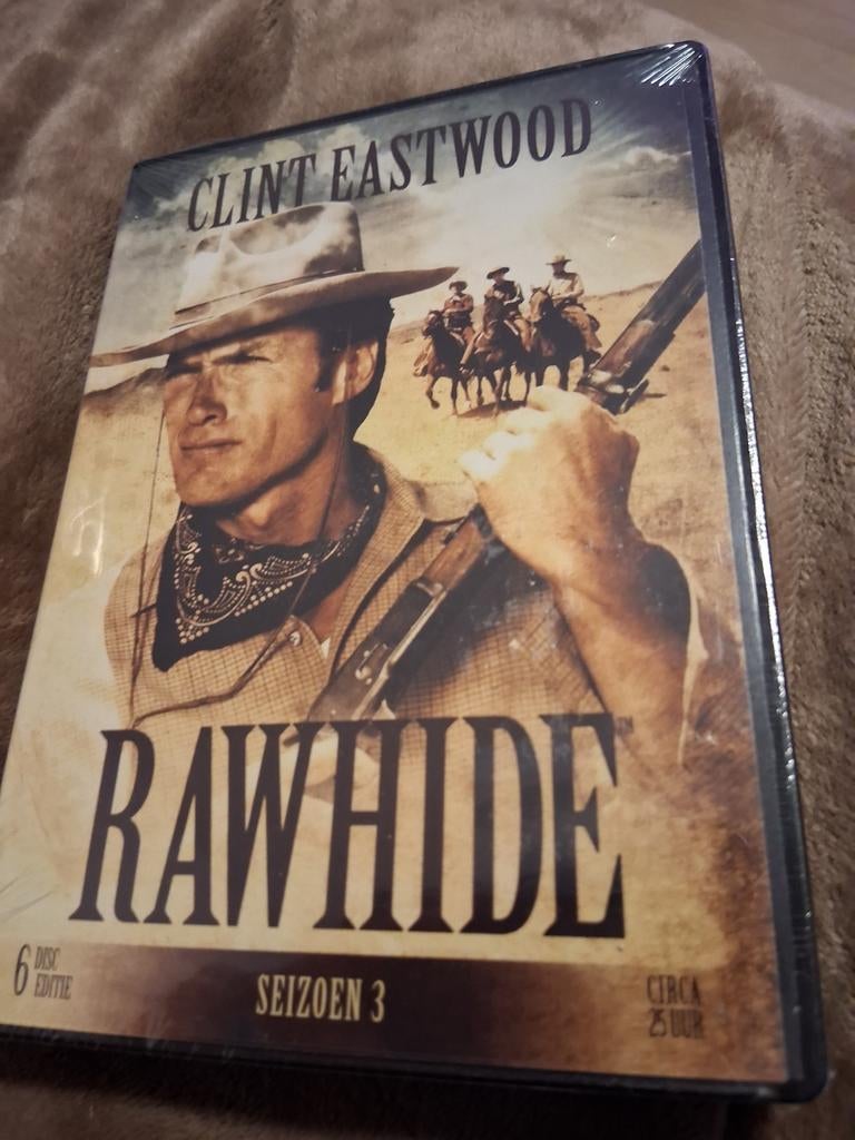 Rawhide Seizoen 3 DVD Boxset - Clint Eastwood Westernnieuw i, Ophalen of Verzenden