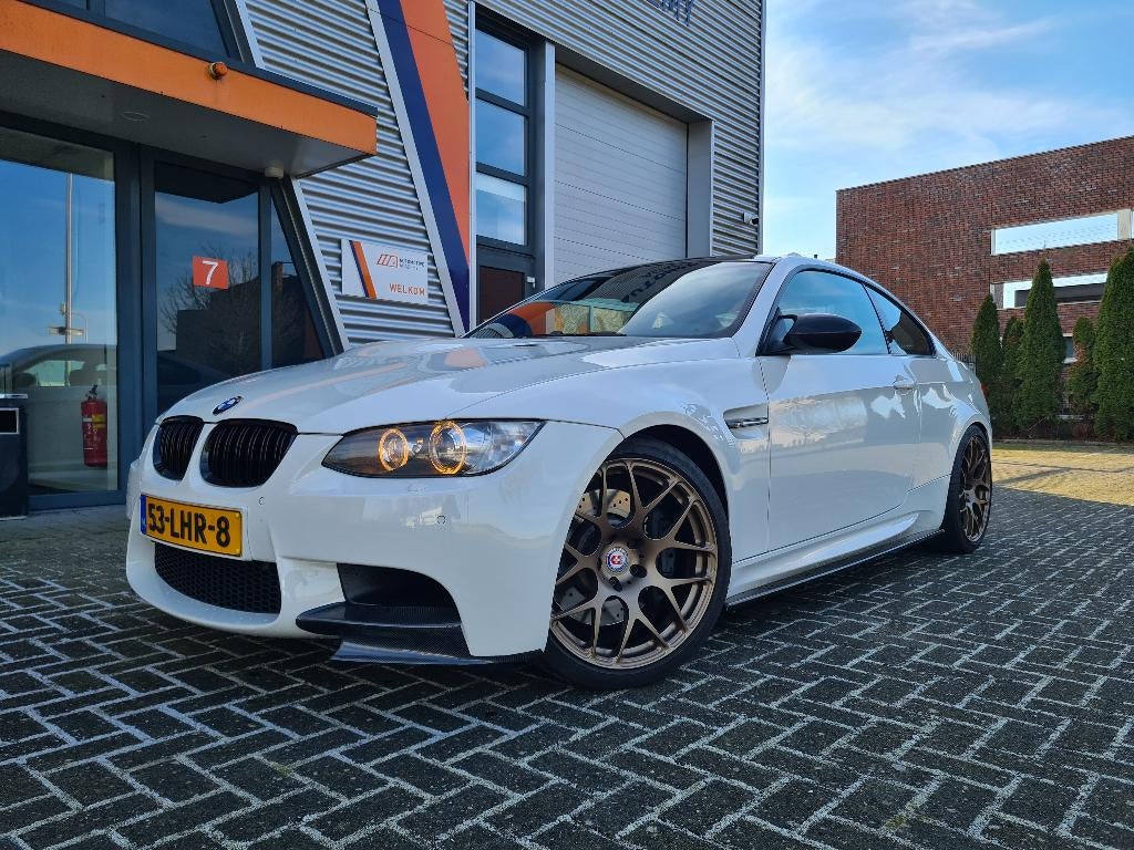 BMW 3-Serie 4.0 M3 Coupe DCT 2009 Wit LCI V8 Carbon Full EU, Auto's, BMW, Bedrijf, Te koop, 3-Serie, ABS, Adaptieve lichten, Airbags