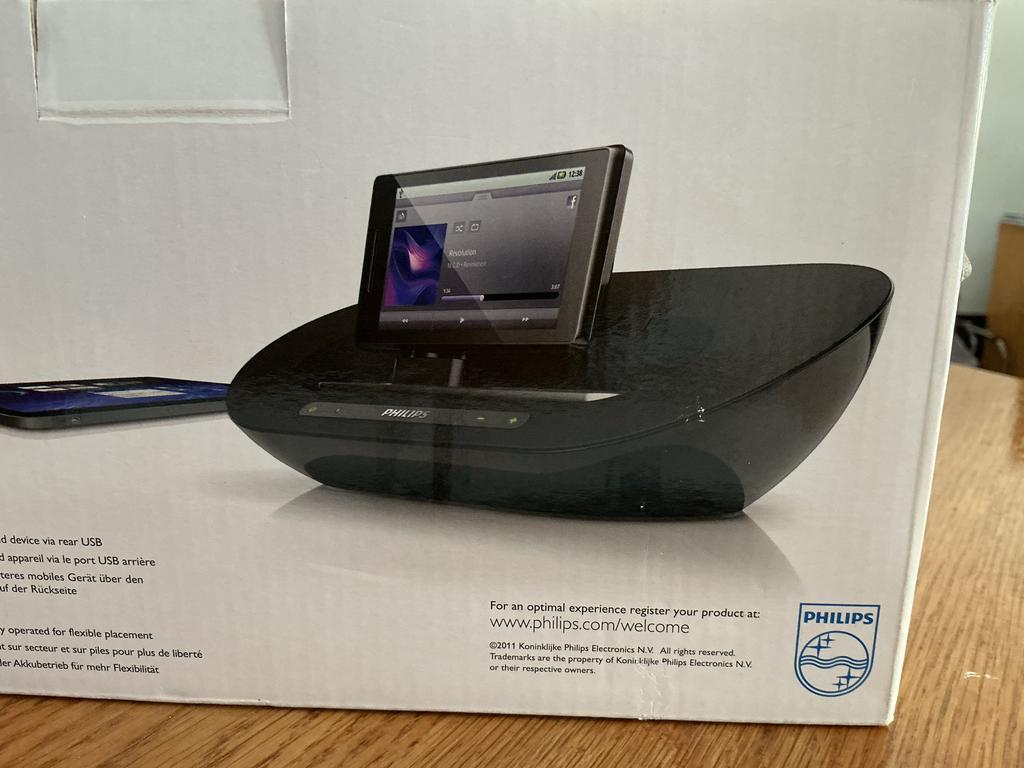 Philips luidspreker met dock, Ophalen of Verzenden, Gebruikt, Overige typen, Philips