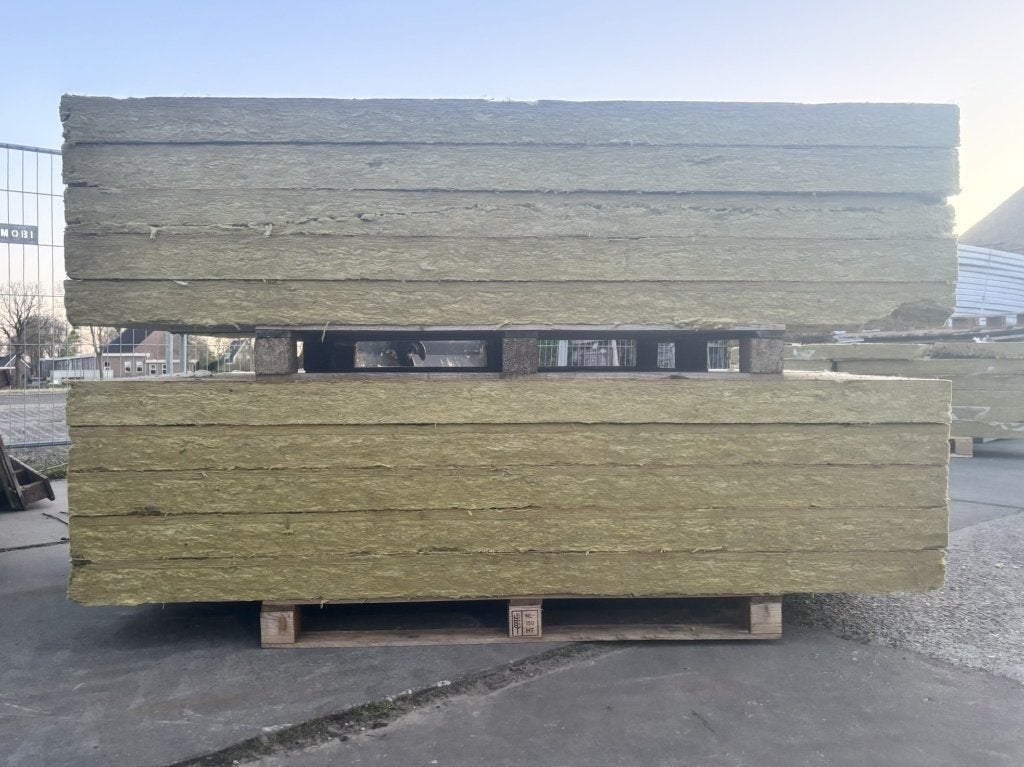 Rockwool Rhinoxx steenwol isolatieplaten 100 mm – ca. 45 m², Ophalen, Gebruikt, ., Industrieweg 15 6045 JG Roermond Nederland