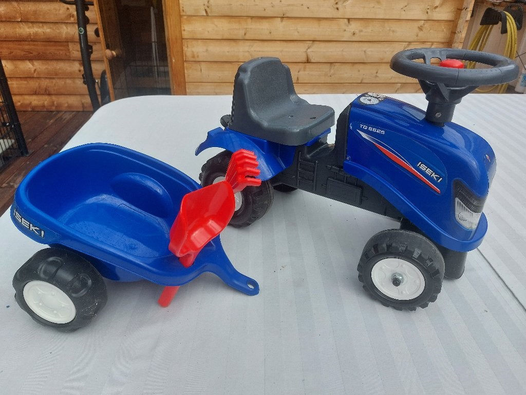 Iseki looptractor met kar 1-2 jaar, Ophalen of Verzenden, Zo goed als nieuw, Loopvoertuig