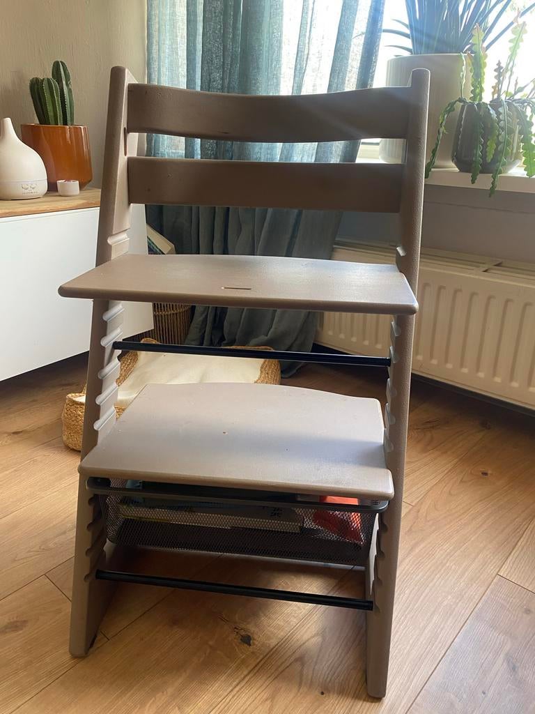 Stokke kinderstoel met IKEA mandje, Ophalen, Gebruikt, Meegroeistoel