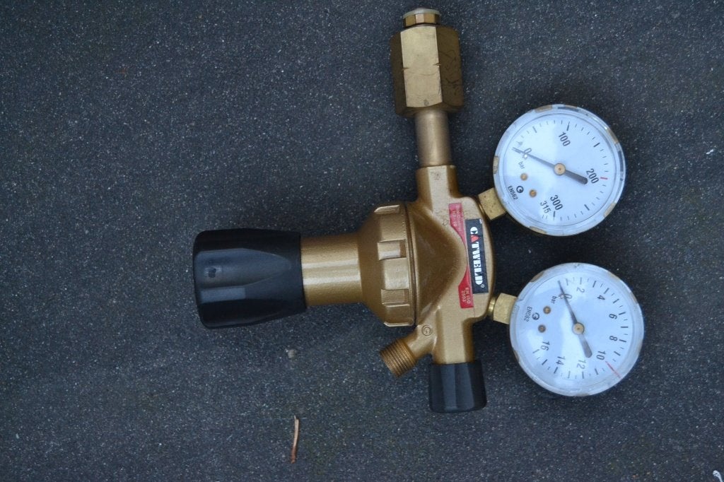 reduceer meter  merk catweld voor argon, Ophalen of Verzenden, Zo goed als nieuw, 250 ampère of meer, Overige typen