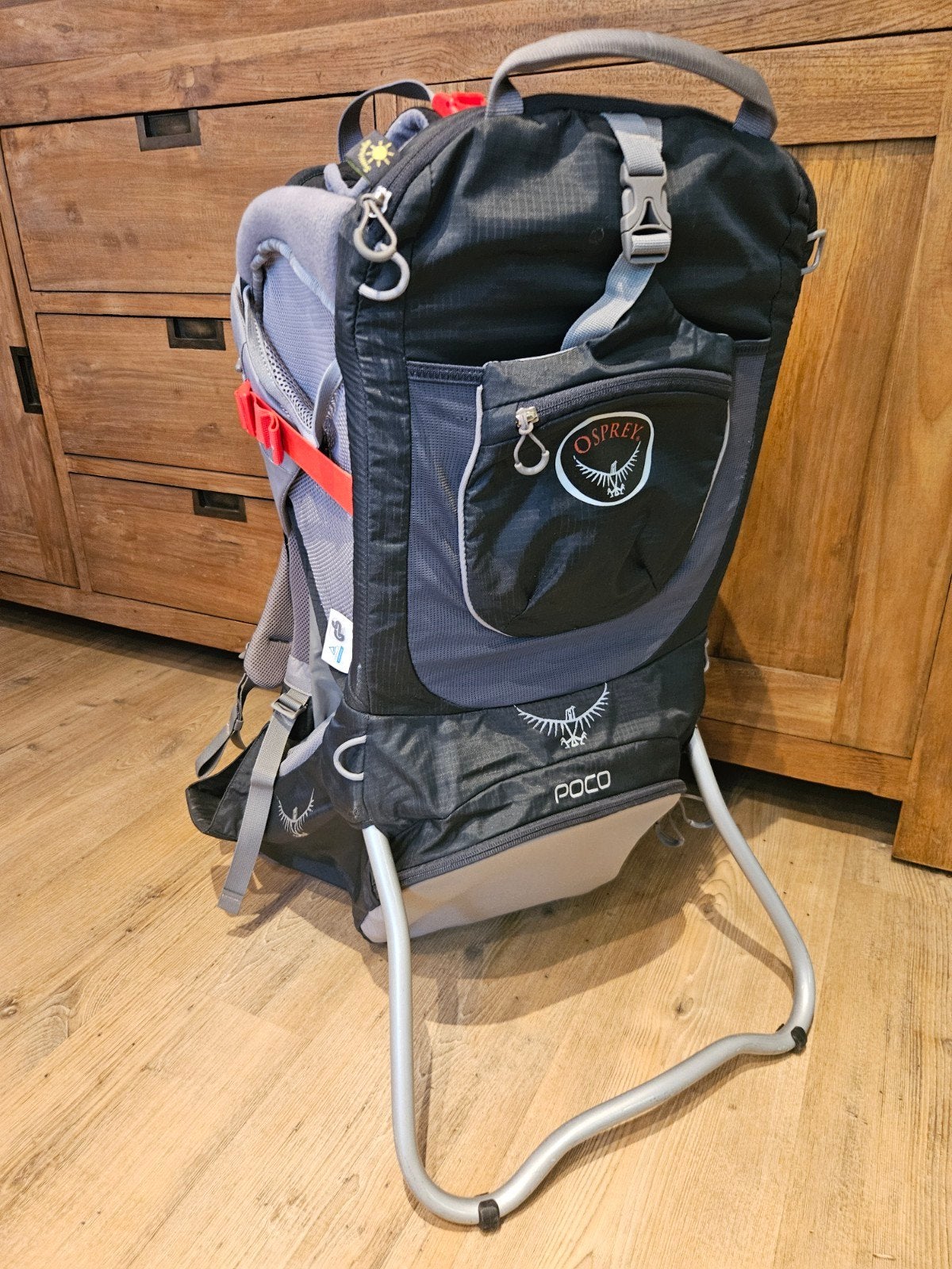 Osprey Poco kinderdrager incl zonnendak - Ideaal voor wandel, Kinderen en Baby's, Babydragers en Draagdoeken, Overige merken, Gebruikt