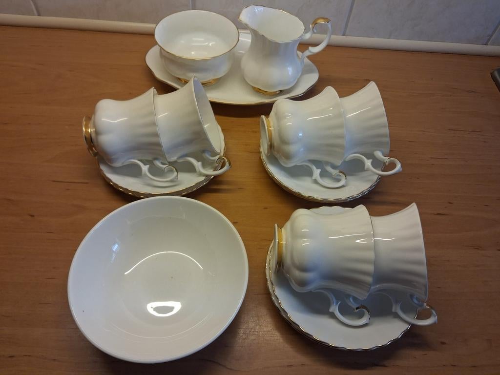 Engels koffiestel, Antiek en Kunst, Antiek | Servies compleet, Ophalen of Verzenden