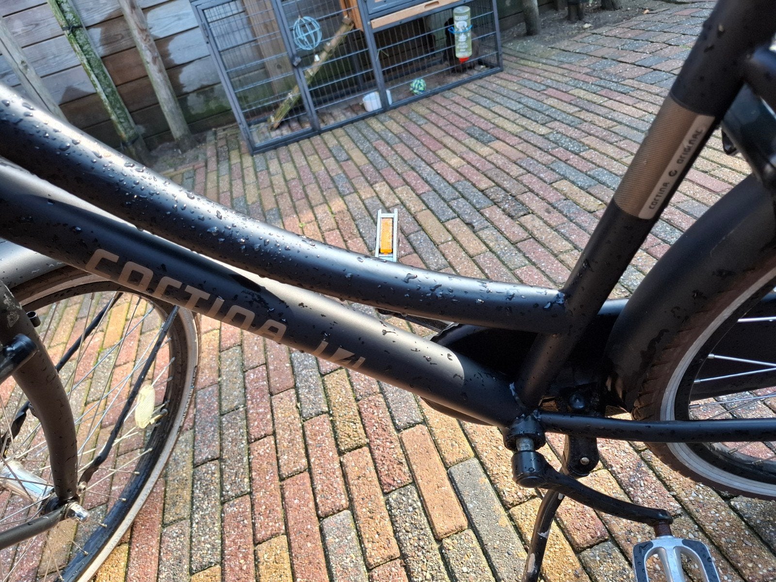 Cortina U4 Transportfiets 24 inch met mand, Terugtraprem, Gebruikt, Minder dan 47 cm, Ophalen