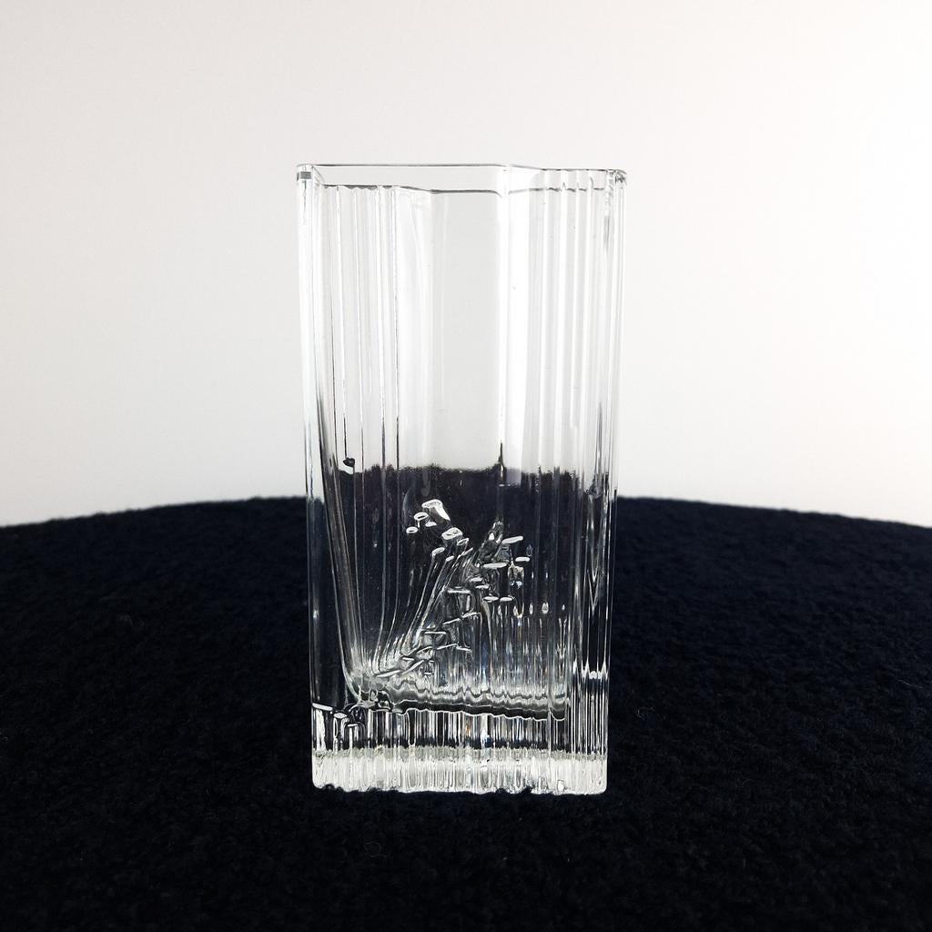 Vintage glazen vaas Iittala Sointu Tapio Wirkkala, Antiek en Kunst, Antiek | Glas en Kristal, Ophalen of Verzenden