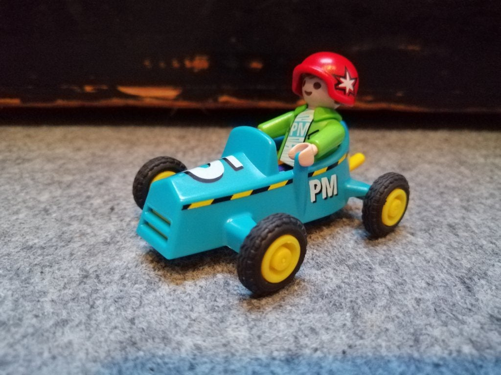 Playmobil 5382 jongen met kart, Ophalen of Verzenden, Zo goed als nieuw