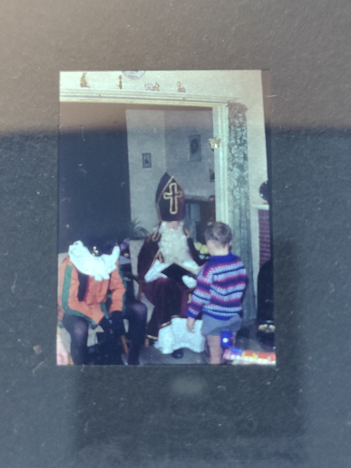 Y74 Glasdia Sinterklaas, Ophalen of Verzenden, Voor 1940, Gebruikt