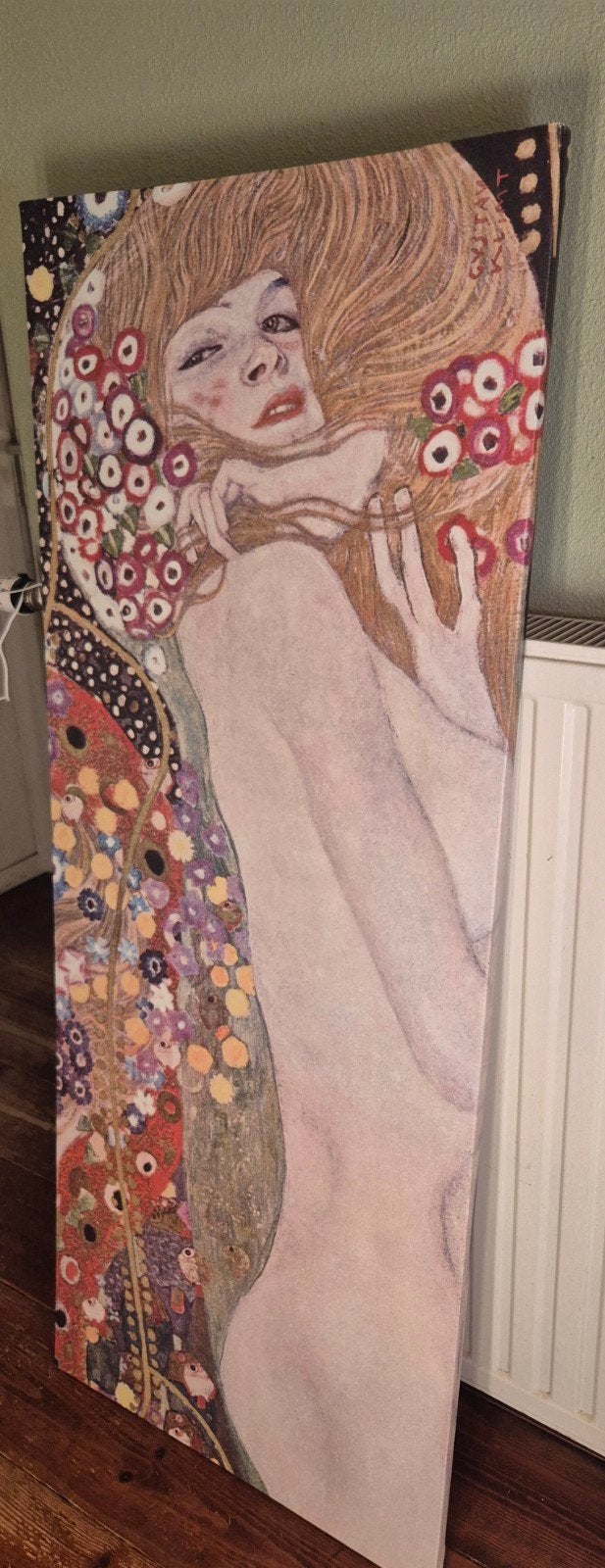 Gustave Klimt canvas, Huis en Inrichting, Woonaccessoires | Schilderijen, Tekeningen en Foto's, Ophalen, 125 cm of meer, Schilderij