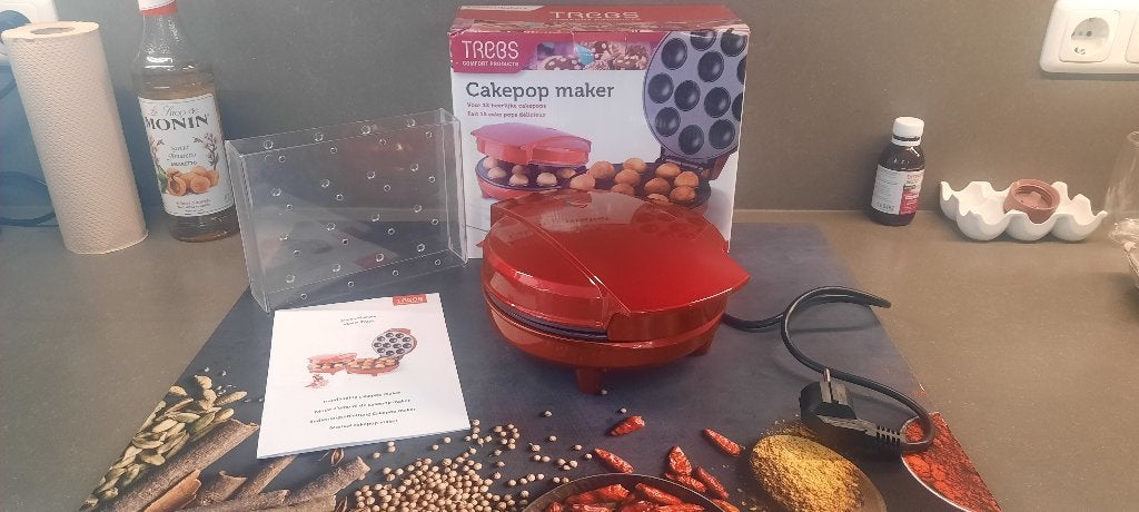 Trebs Cake Pop Maker met standaard en handleiding, Ophalen of Verzenden, Zo goed als nieuw, Cupcakes, Bakvorm