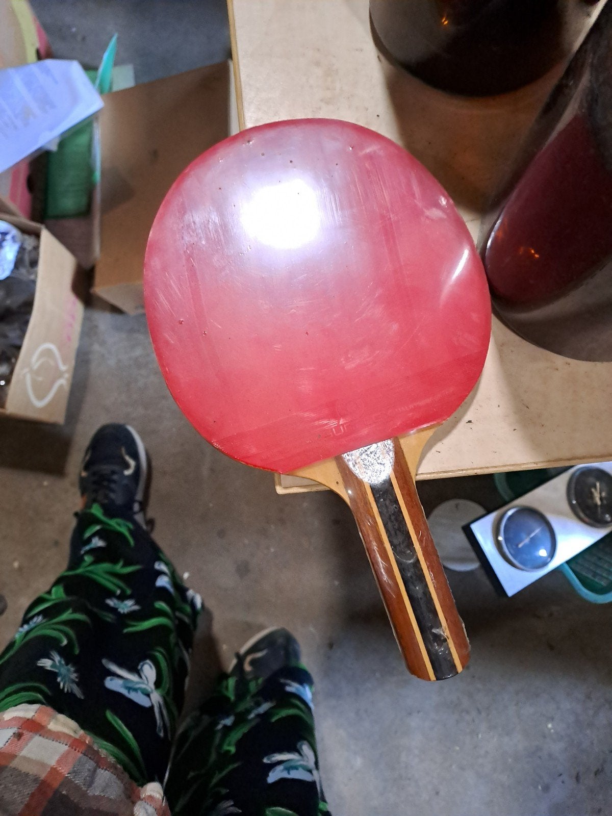 Tafeltennisbatje - Gebruikt, Sport en Fitness, Ophalen of Verzenden, Gebruikt, Net, Batje(s) of Balletje(s)
