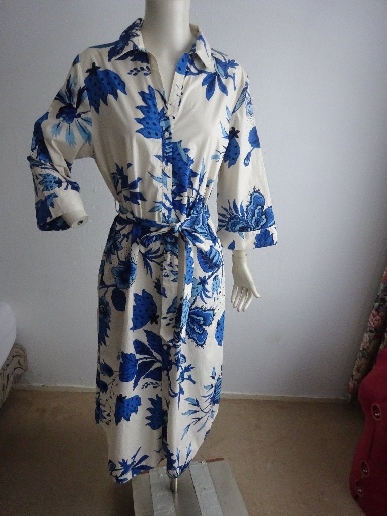 Zara midi jurk mt XXL= 44, Meerkleurig, Zara, Maat 42/44 (L), Ophalen of Verzenden