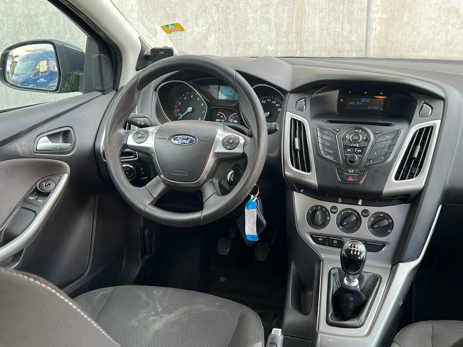 Grijze Ford Focus 1.0 EcoBoost 2012 5-Deurs Hatchback/APK/AC, Zwart, 635 kg, Handgeschakeld, 3 cilinders