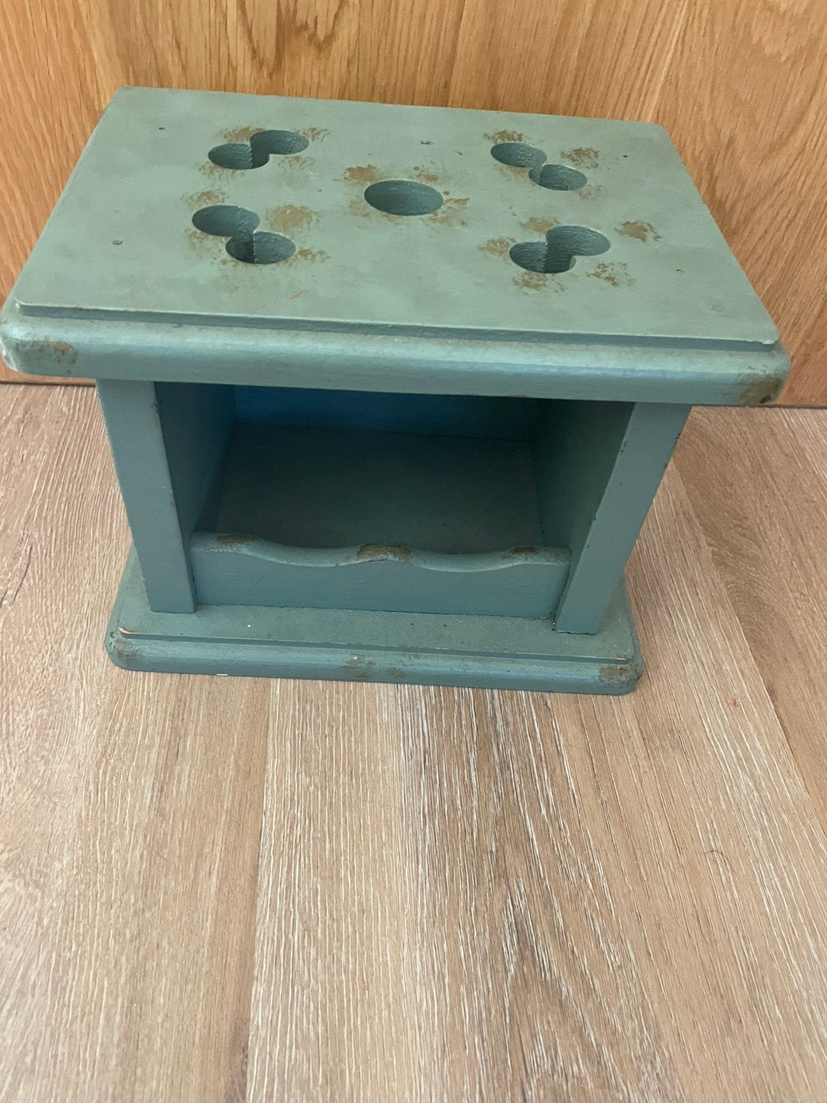 Stoofje hout vintage, Antiek en Kunst, Ophalen of Verzenden