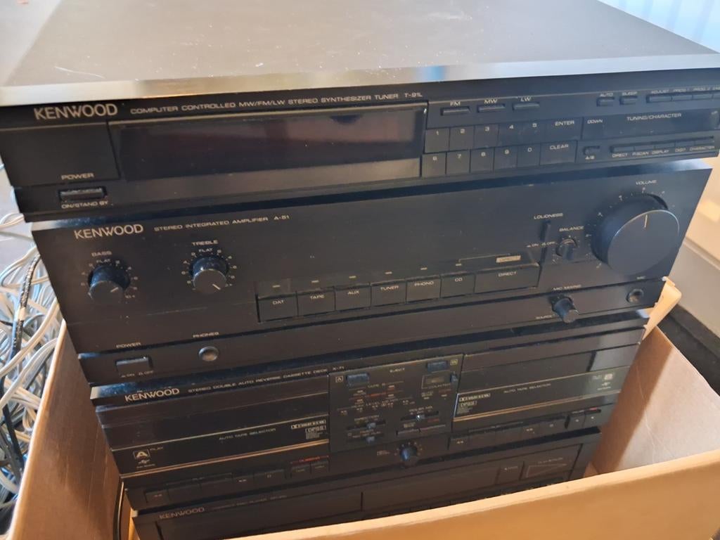Kenwood stereoset versterker cd speler compleet, Overige merken, Gebruikt, Tuner of Radio, Losse componenten