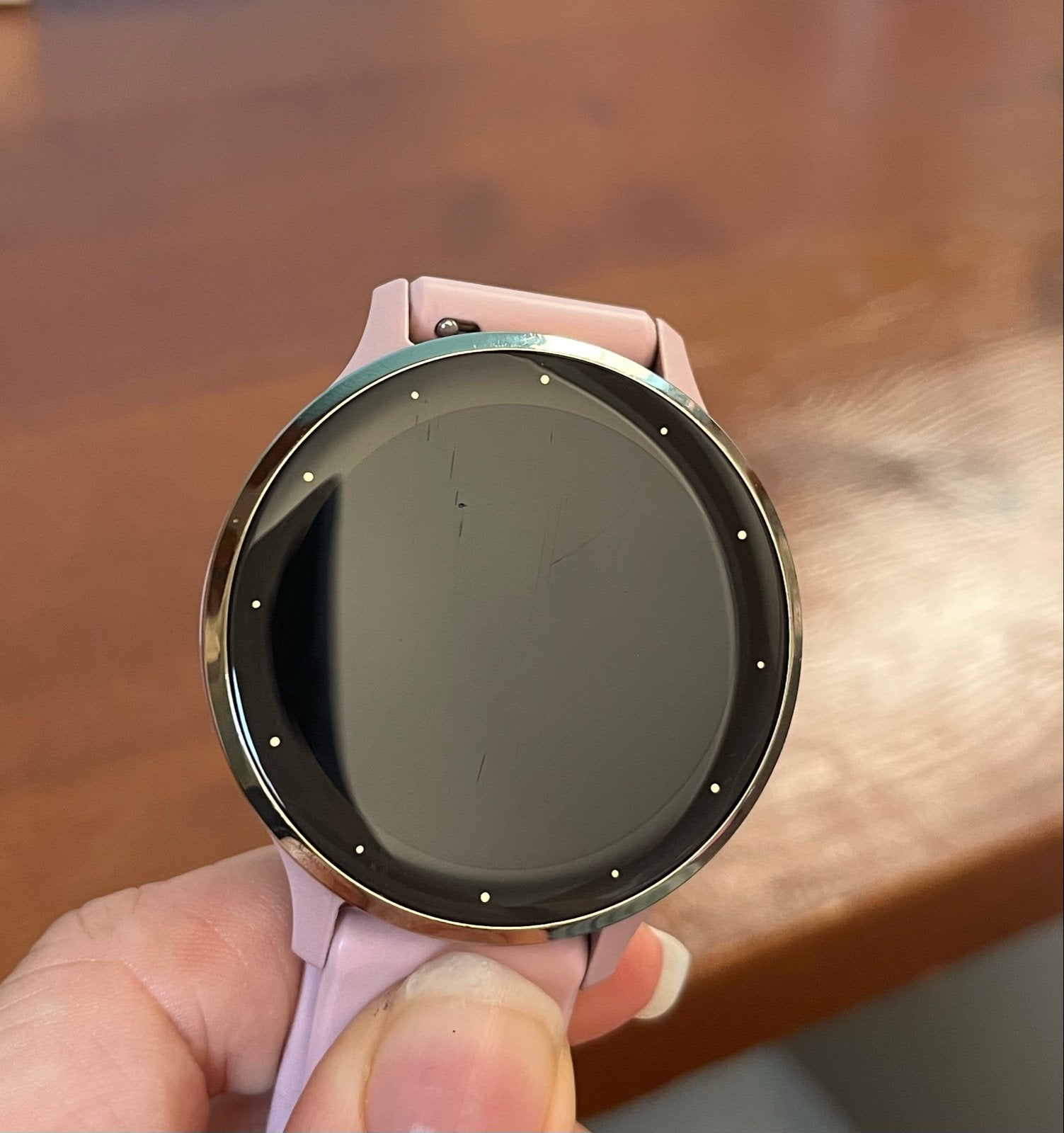 Foto 3 van Garmin Venu 3s Roze Smartwatch - Goede Staat