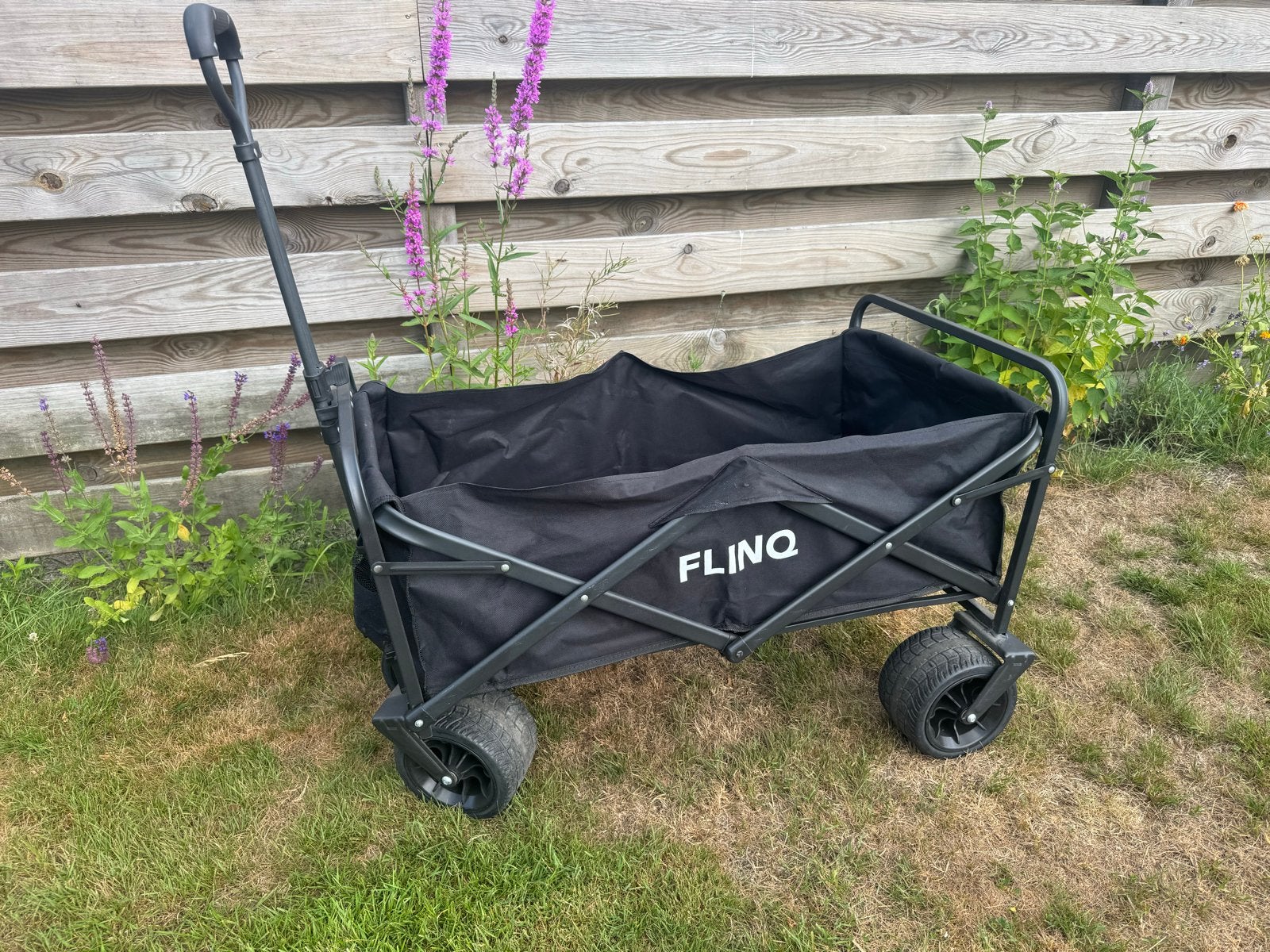 Flinq Opvouwbare Bolderkar - Multifunctioneel en Stevig, Ophalen, Opvouwbaar, Gebruikt