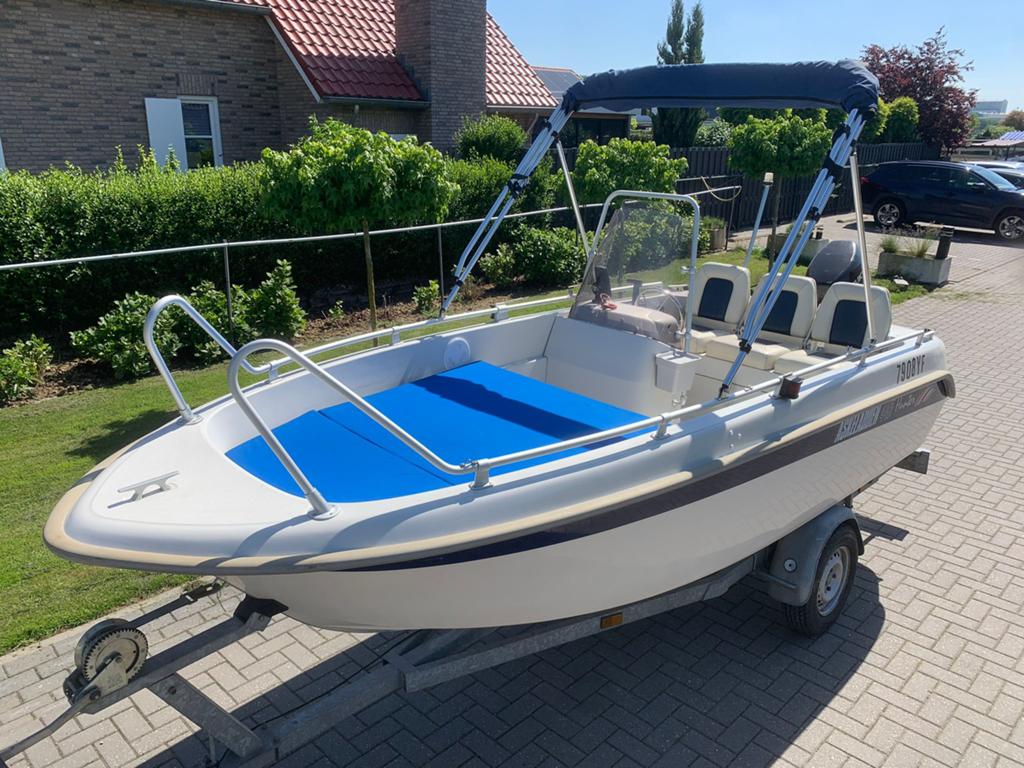 Askeladden 445 hunter Suzuki 50pk 4 takt nieuwstaat!
