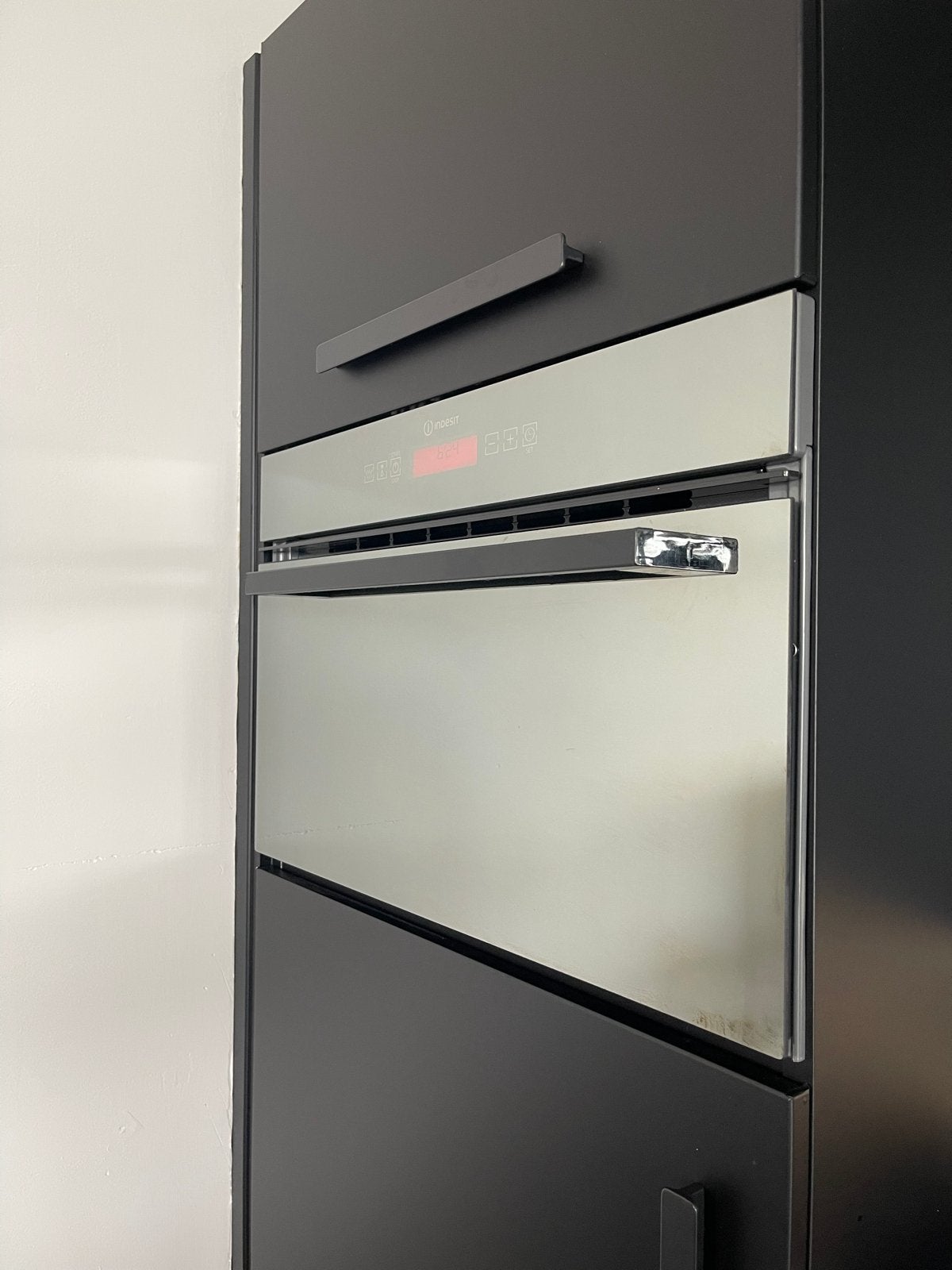 Indesit Inbouw stoomoven met spiegeldeur, Ophalen of Verzenden, Nieuw, Inbouw, 60 cm of meer