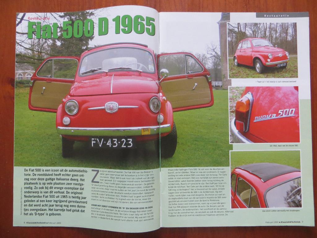 Klassiek & Techniek 83 Fiat 500 ‘65, Mercedes-Benz W108/109, Ophalen of Verzenden, Zo goed als nieuw, Mercedes