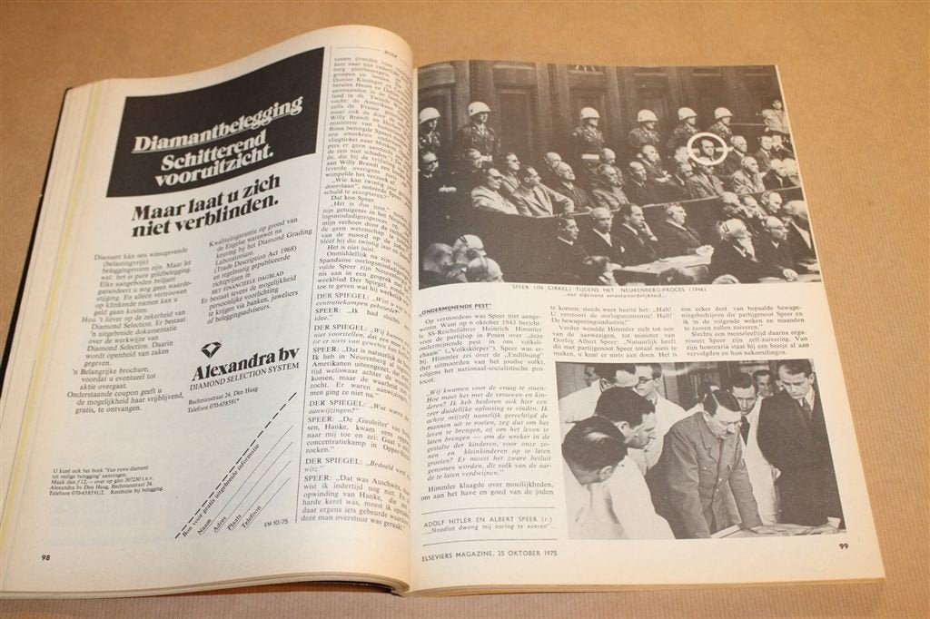 Elseviers Magazine [1975] — Jubileum-special 1945-1975, Boeken, Ophalen of Verzenden, Gelezen, Muziek, Film of Tv