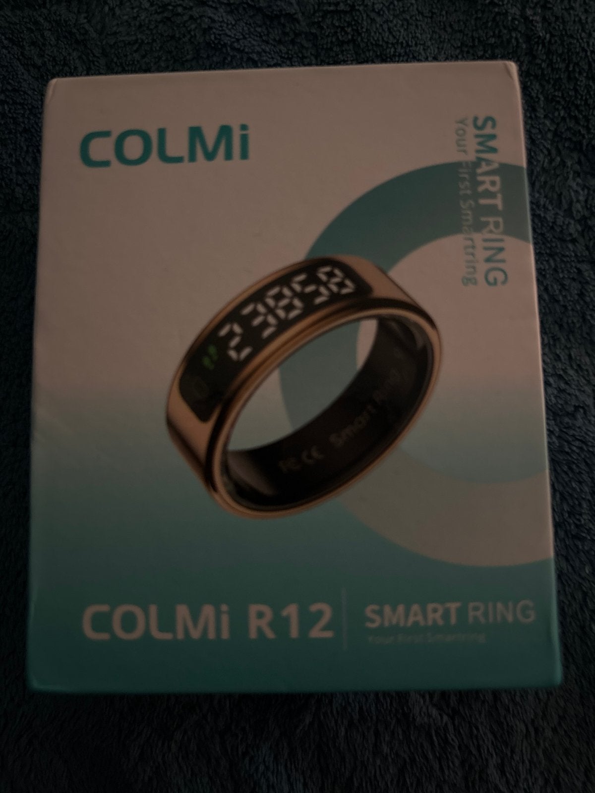 COLMI R12 Smart Ring - Jouw Eerste Smartring, Hartslag, Zwart, Nieuw, Ophalen of Verzenden