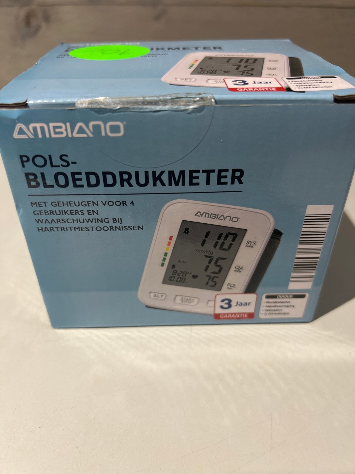 Ambiano Polsbloeddrukmeter - Nieuw in doos, N, N, Overige typen, Nieuw